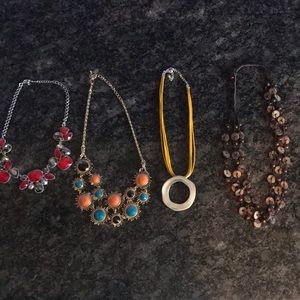 Set of 4 necklaces
